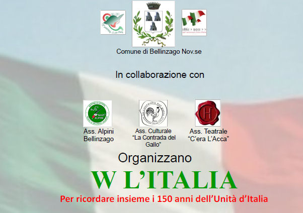 Manifestazioni 150°Unità d'Italia a Bellinzago
