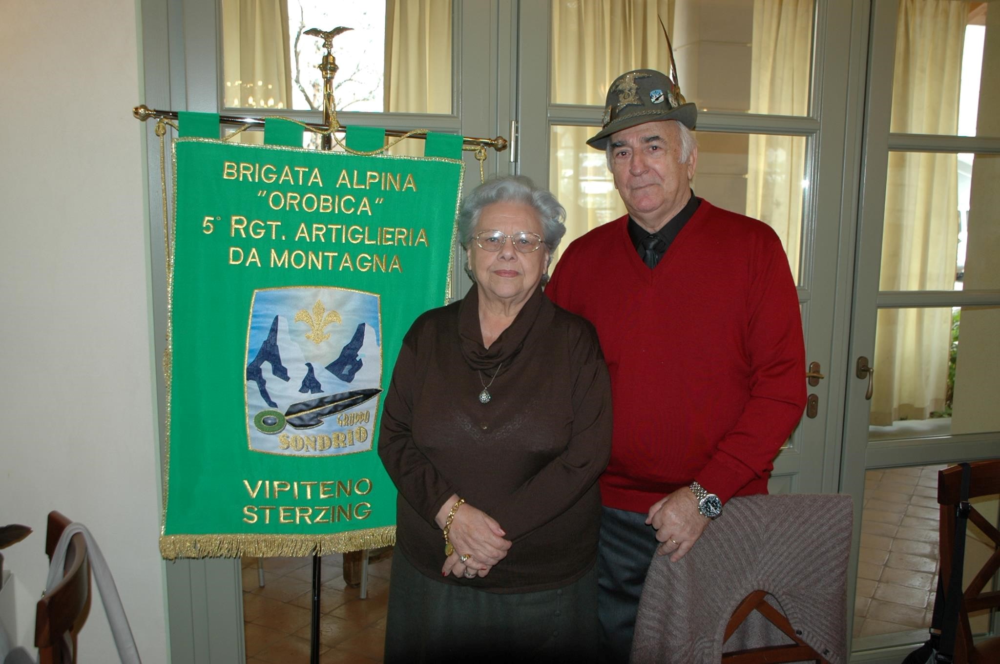Romano Onorati con la consorte, signora Antonia Romano Onorati con la consorte, signora Antonia