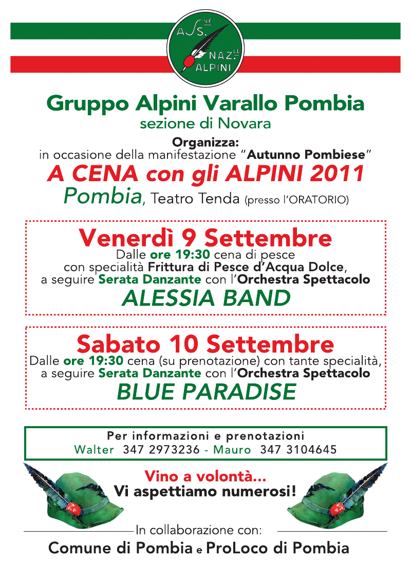 Programma della Festa Programma della Festa