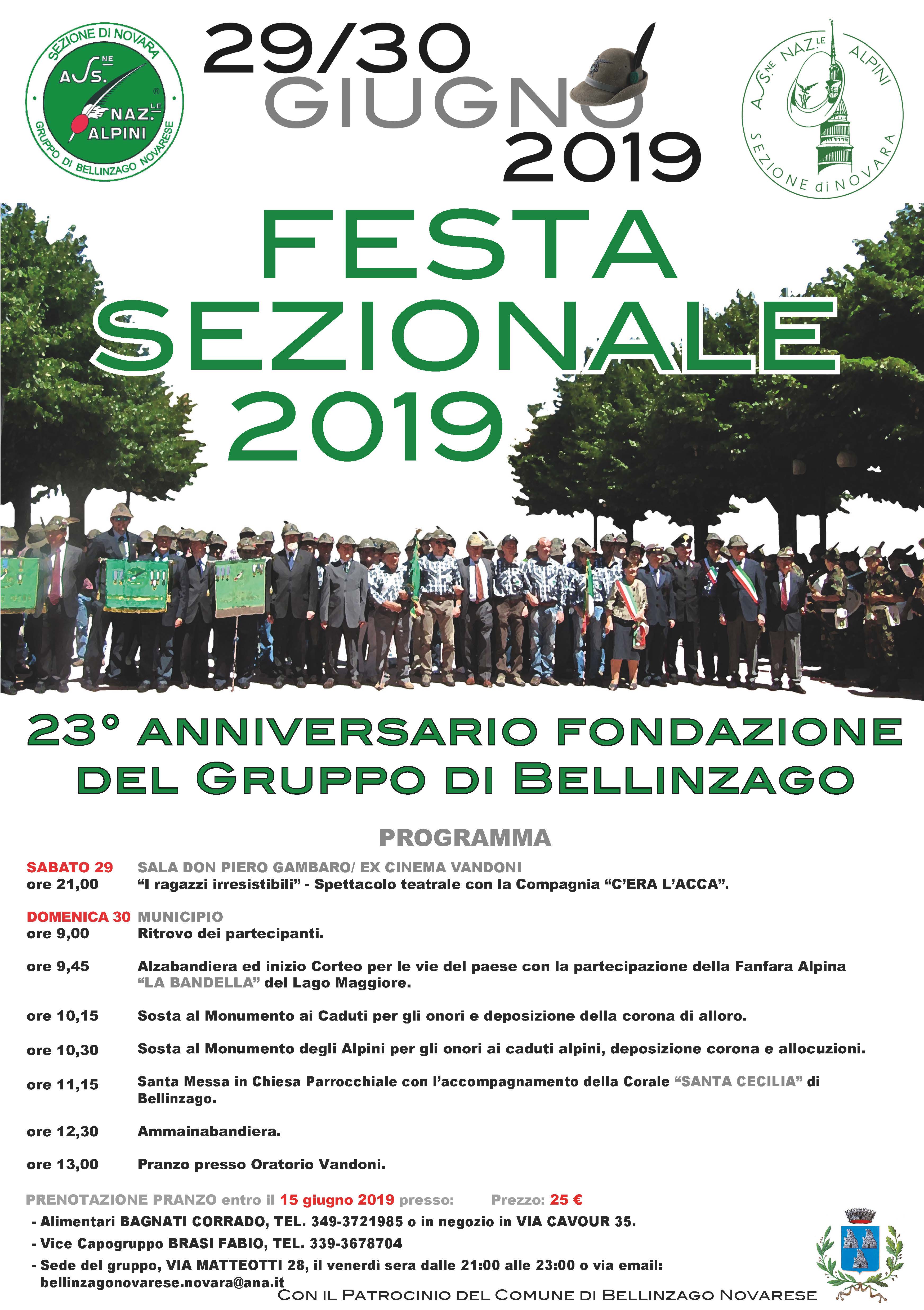 Il programma della Festa Il programma della Festa
