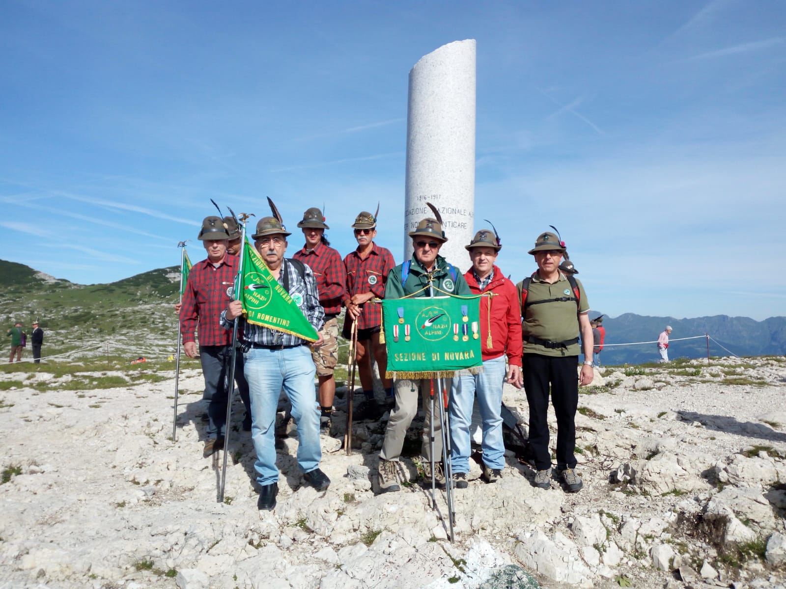 I nostri alpini che hanno partecipato al pellegrinaggio I nostri alpini che hanno partecipato al pellegrinaggio