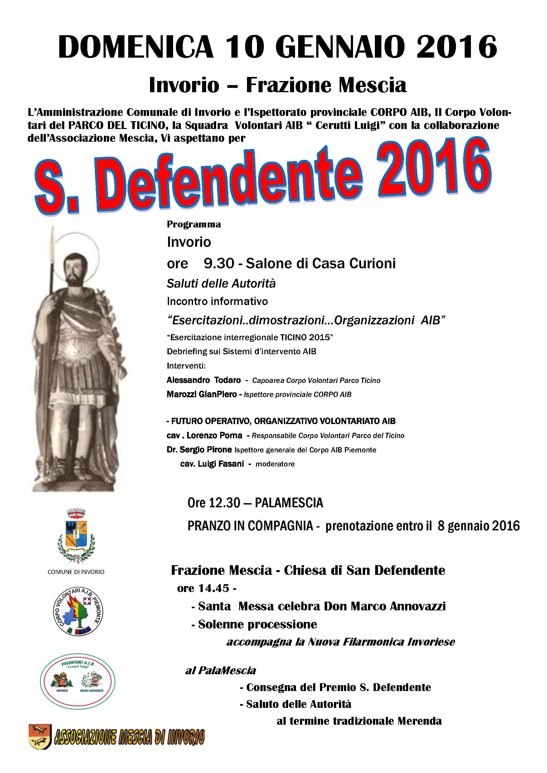 Il Programma della Manifestazione Il Programma della Manifestazione